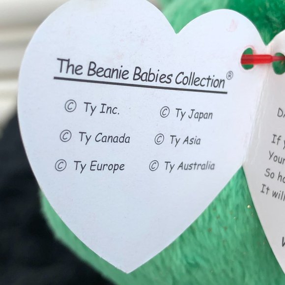 RARE RETIRED Dublin The Bear Ty Beanie Baby 2002 with Hologram NEW Collectible - Picture 11 of 11